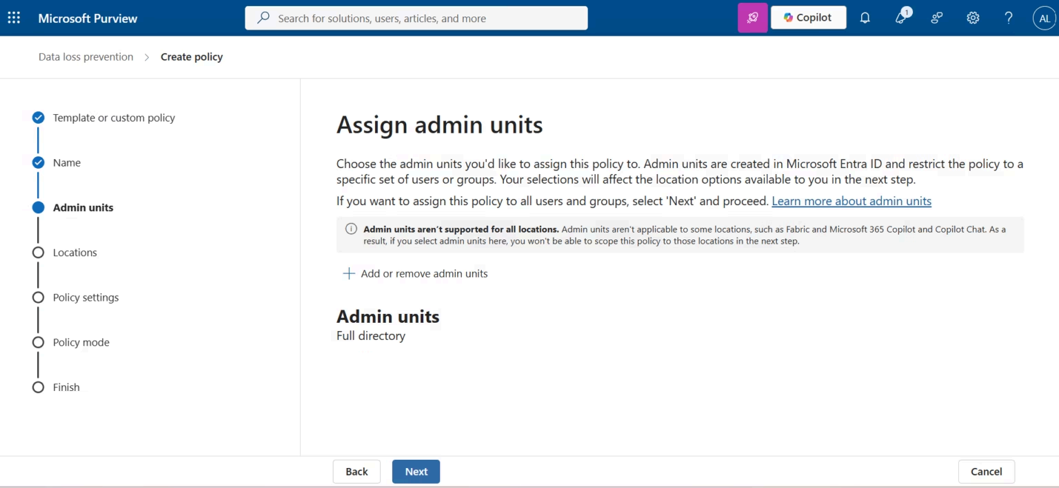 Admin Units