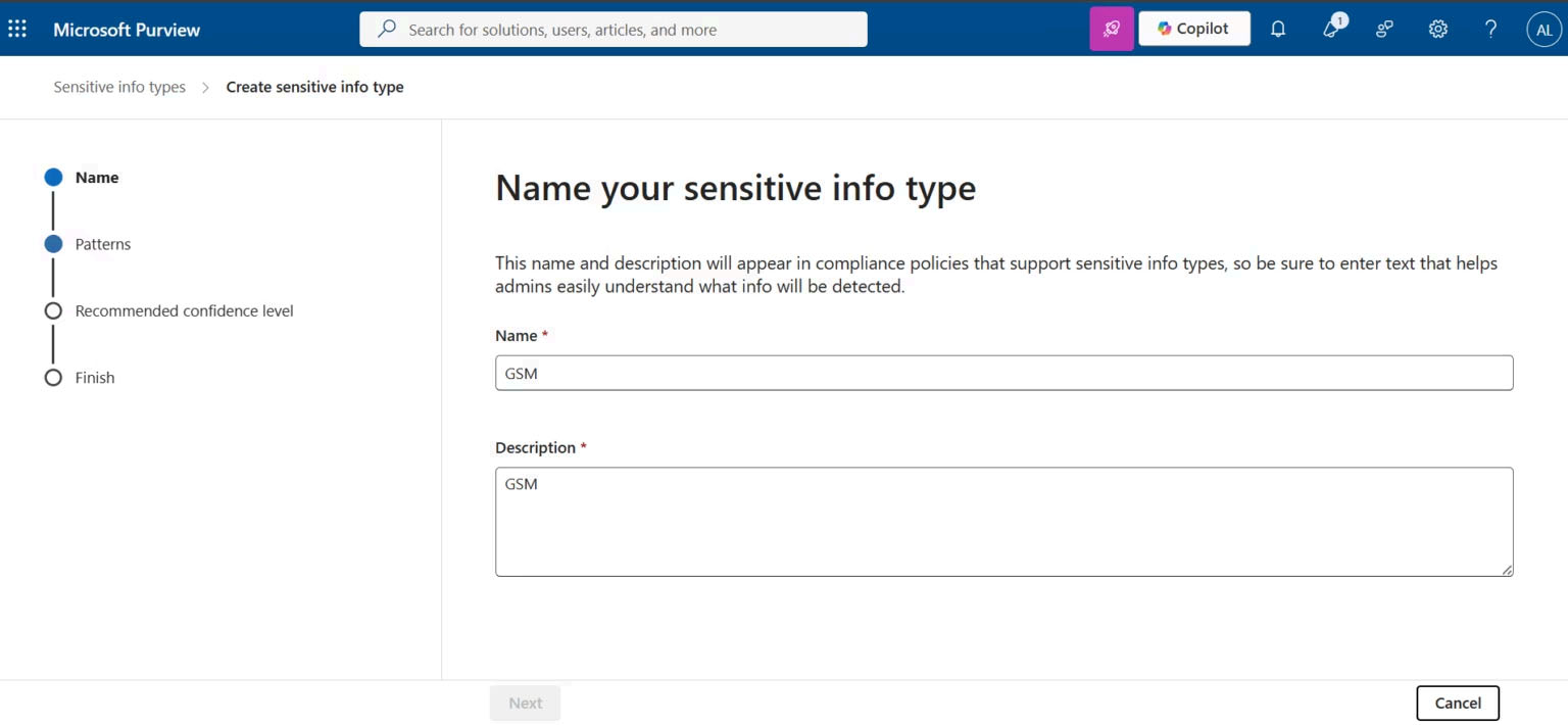 Name Custom SIT