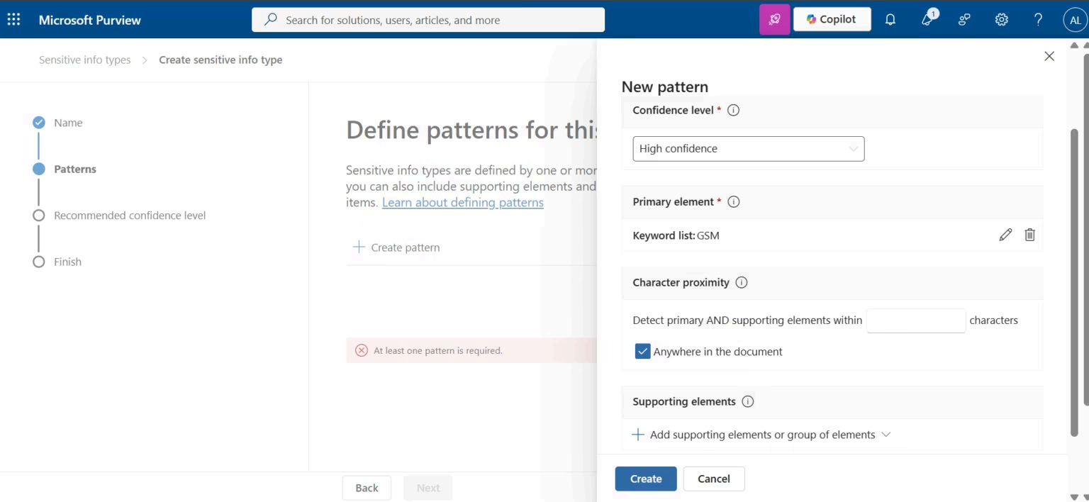 Detection Pattern