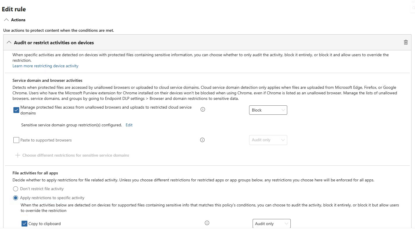 Block Service Domains